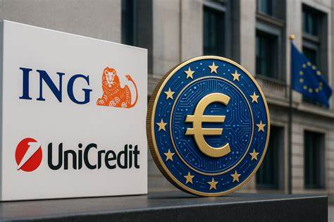 随着数字货币的快速发展,欧洲主要银行如ING和UniCredit积极参与欧元稳定币的开发,顺应MiCA法规推动数字金融生态建设,实现跨境支付与金融服务创新。
