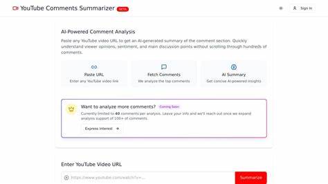 介绍一款面向 Firefox 的 YouTube 评论摘要扩展,涵盖安装使用、权限与隐私考量、AI 摘要原理、实战场景与优化建议,帮助用户高效把握视频评论的核心观点与争议点
