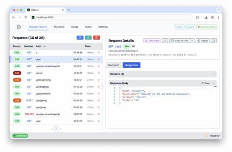 提供全面指南,介绍如何使用 API-Inspector 捕获、分析与回放 HTTP 请求与 Webhook,涵盖安装配置、安全性、调试流程与实战应用,帮助开发者与测试团队快速定位问题并提升集成效率

