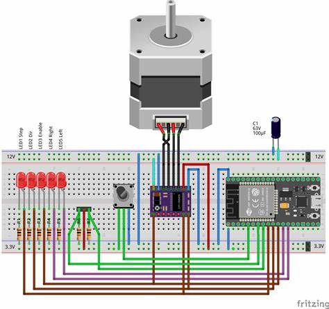 探讨如何利用ESP32微控制器结合TMC2100步进电机驱动器,实现速度可调、方向可控的步进电机控制方案,涵盖硬件设计、软件伪代码和优化建议,适用于电子爱好者和工程技术人员参考。
