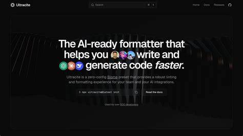 Ultracite – Zero-config Biome preset for JavaScript