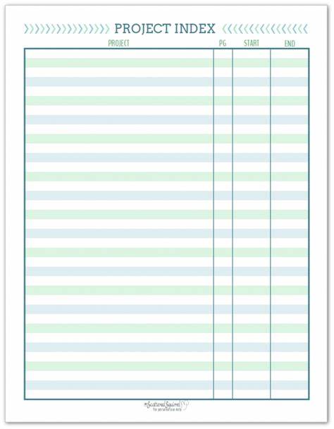 Project Index