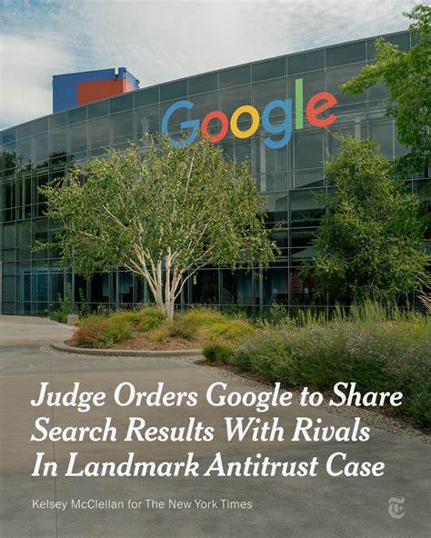法院对谷歌垄断案件作出重要裁决,要求其向竞争对手共享搜索结果和数据,旨在促进公平竞争,调整科技行业权力结构,推动互联网生态健康发展。本文深入分析此次判决的背景、内容及未来影响,探讨其对搜索引擎市场和用户体验的潜在改变。
