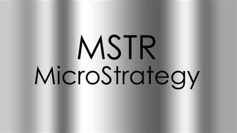 MicroStrategy Incorporated (MSTR)
