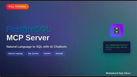 深入了解Pgmcp如何利用自然语言处理技术,突破传统数据库查询障碍,实现安全、高效、智能的PostgreSQL数据库访问,助力数据驱动的决策和业务创新。
