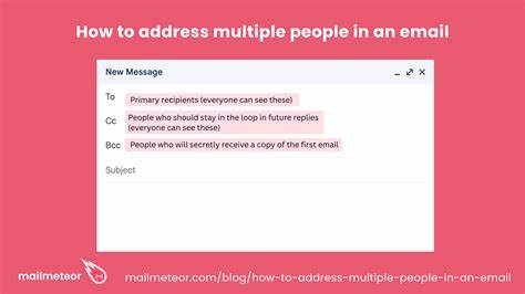 掌握在发送群邮件时保护收件人隐私的技巧,确保邮件高效传达且避免信息泄露,提升邮件通讯的专业性和安全性。

