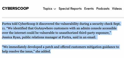 深入剖析 Fortra GoAnywhere MFT CVE-2025-10035 在真实世界的利用迹象、时间线与后续行动,提供可操作的检测、缓解与事件响应建议,帮助组织评估暴露风险并制定优先防护措施。

