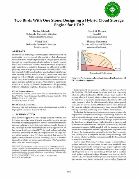 Two Birds with One Stone: Designing a Hybrid Cloud Storage Engine for HTAP