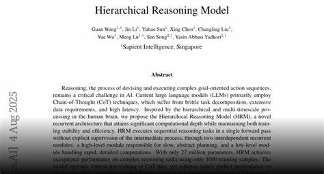 深入探讨层级推理模型论文中潜在抄袭的现象及其对学术界的影响,分析如何识别抄袭行为和维护研究原创性,助力学术环境的健康发展。
