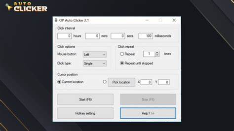 介绍AutoClicker自动点击器的强大功能和使用优势,帮助用户高效完成重复点击任务,适用于游戏和办公自动化操作。探索其多平台支持和灵活的自定义设置,让工作和娱乐更加便捷省时。
