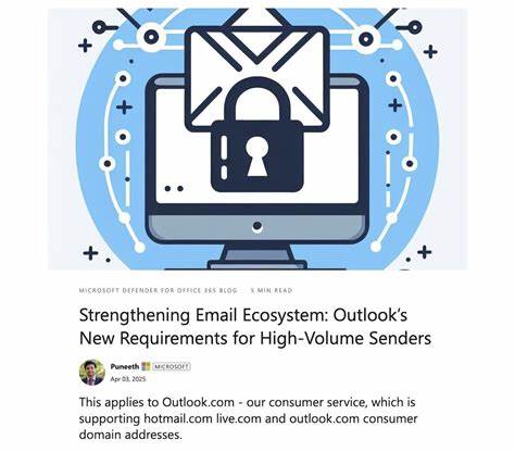 随着电子邮件继续作为个人和商务沟通的重要工具,Outlook推出了针对高发送量发件人的全新认证标准和最佳实践,旨在提升邮件安全性,减少垃圾邮件和钓鱼攻击,保障发件人品牌信誉和邮件送达率。本文深度解析Outlook最新的SPF、DKIM和DMARC要求,以及如何有效应对这些变革。
