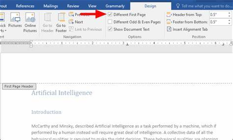 详尽讲解如何在不同版本的Microsoft Word中将页眉仅显示在首页,包含操作步骤、分节符应用、Mac与Windows差异、打印设置与常见故障排除,帮助你快速实现封面页与正文页的区分与模板保存。
