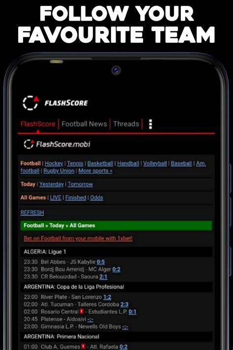 全面解析m.Flashscore.co.za手机实时比分平台,聚焦其独特功能、用户体验及对足球爱好者的重要价值,为球迷提供最快最准的比赛动态信息。
