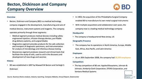 贝克顿·迪金森公司作为全球领先的医疗器械和诊断产品制造商,在不断创新和全球扩展中展现出强劲的发展潜力。本文详尽分析公司业务结构、市场地位及未来增长动力,帮助投资者把握医疗健康领域的重要机遇。
