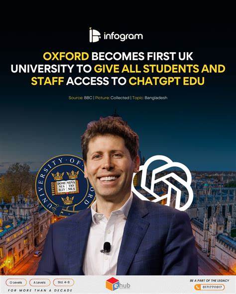 牛津大学正式推出ChatGPT Edu,为全校师生提供免费访问权,这一举措标志着英国高等教育迈入生成式人工智能新时代。通过安全可靠的AI工具和完善的培训体系,牛津致力于促进学术创新与数字素养提升,推动教学与科研的深度变革。
