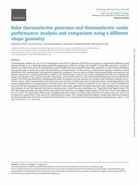 随着全球对清洁能源需求的不断增长,太阳能热电发电技术因其独特的优势而备受关注。通过飞秒激光技术对材料表面进行光谱调控及创新的热管理策略,太阳能热电发电器的性能得到了革命性的突破,输出功率相比传统方案提升了15倍,且仅带来25%的重量增加,为便携式和高效能源设备提供了全新解决方案。
