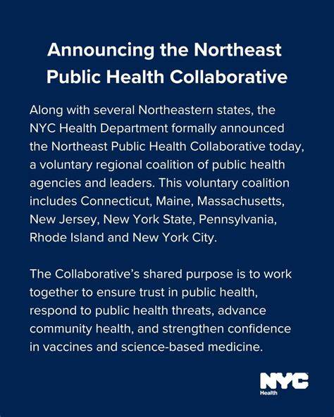 东北部多个州及纽约市共同成立东北公共卫生协作联盟,旨在通过资源共享和协同合作,提升区域公共卫生应急准备和健康服务水平,实现科学防疫和健康公平。
