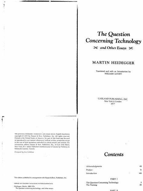 深入解析海德格尔关于技术本质的哲学思考,揭示现代技术对人类存在的挑战与机遇,探讨如何建立自由的技术关系以实现真正的自我觉醒与文化转型。
