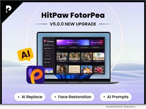 探讨HitPaw FotorPea V5.0.0全新升级,如何通过AI替换、面部修复与智能绘画技术,实现超高清视频修复与色彩还原,助力视频创作者提升创作质量与效率。
