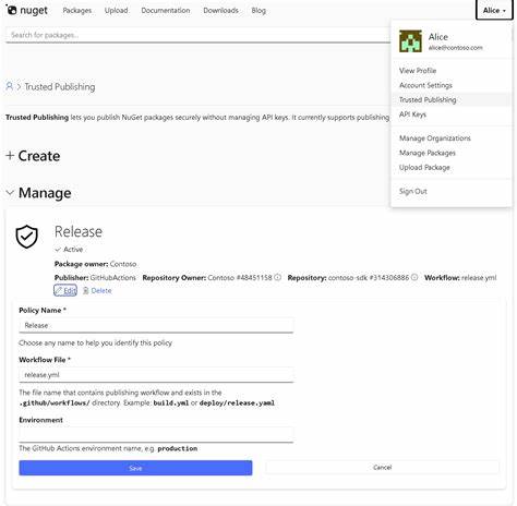 深入解读NuGet.org推出的可信发布功能,探讨它如何革新软件包发布流程,提升安全性,实现无密钥管理自动化,以及对开发者和组织的深远影响。本文详述可信发布的工作原理、配置步骤及迁移建议,助力开发者安全高效地管理NuGet包。
