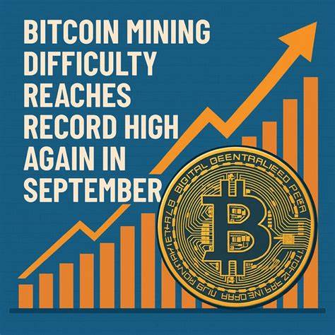 随着比特币网络挖矿难度在九月突破142.3万亿的历史新高,全球矿工面临的竞争愈发激烈。算力持续飙升不仅提升了挖矿门槛,也加剧了市场集中趋势,能源利用与政府监管的创新案例正在重塑整个加密货币生态。
