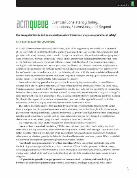 围绕最终一致性的原理、历史演进、可量化方法与工程实践展开的深度解析,兼顾理论边界与现实部署决策,帮助架构师和开发者在高可用分布式系统中权衡一致性与性能。
