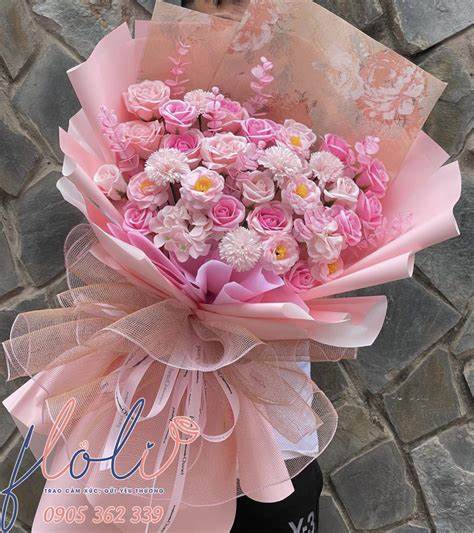 Sắc Hoa Em Hồng HS802:一束永恒的香皂花艺术与赠礼指南
