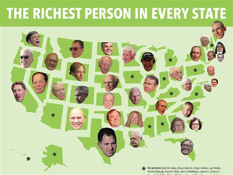 Mapped: The Richest Person in Every U.S. State