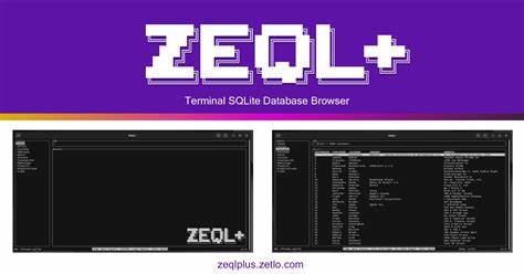 ZeQLplus: Terminal SQLite Database Browser