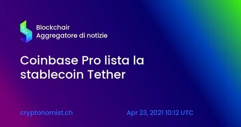 Coinbase Pro to List Tether Stablecoin - Decrypt