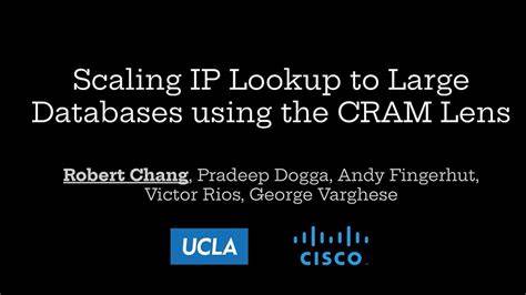 讨论如何利用CRAM(CAM+RAM)lens在Intel Tofino、AMD Pensando和NVIDIA BlueField等现代网络处理器上设计可扩展的IP查找方案,分析RESAIL、BSIC与MashUp等方法的实现思想、性能对比与运维意义,并给出部署建议与未来发展方向
