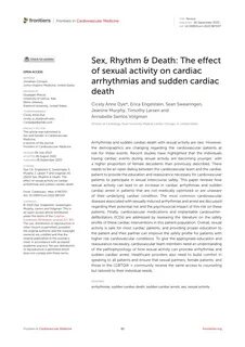 探讨性活动对心律失常和突发性心脏死亡的潜在影响,揭示心血管健康与性行为之间的复杂关系,并提供科学依据和预防建议。
