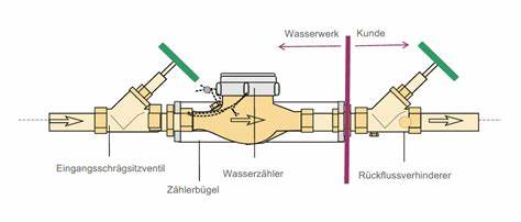 探讨在建筑供水系统中,按照DIN 1988标准配置的水表装置及配备止回阀的必要性及其具体结构,助力提升供水安全与计量准确性。
