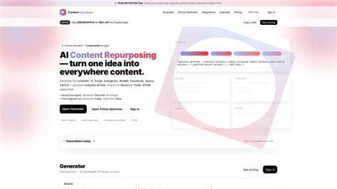 随着数字营销和社交媒体的重要性日益提升,高效的内容多渠道分发与再利用成为企业与个人创作者的核心需求。本文深入解析ContentRepurpose.pro这一创新工具如何帮助用户只需一次粘贴,即可生成适用于LinkedIn、X(前Twitter)、电子邮件、Instagram等多平台的内容草稿,实现创作效率与传播效果的显著提升。内容多渠道再利用的理念、技术优势、SEO优化价值及实际应用场景均有详细探讨。
