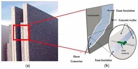 Concrete Sandwich Wall Panels: Materials, Design, and Construction Methods