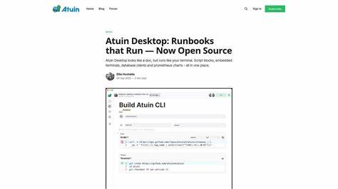 介绍 Atuin Desktop 的理念、核心功能、实际应用场景和开源价值,解读如何把静态文档变成可执行的运行手册以提升工程团队的可靠性与协作效率
