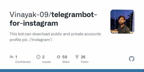 探索Vinayak-09在GitHub上开源的Instagram下载Telegram机器人项目,详细介绍其功能、使用方法及技术实现,为社交媒体内容管理和自动化带来全新体验。
