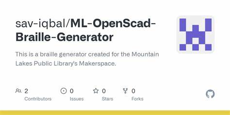 深入探讨基于OpenSCAD编写的盲文生成器,介绍其在3D打印领域的应用价值、定制方式及实际意义,助力推动无障碍设计的发展与普及。
