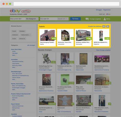 深入了解Kleinanzeigen这一德国知名的免费广告平台,探讨其功能、使用方法以及给用户带来的便利和机会,助力用户轻松买卖和交流。
