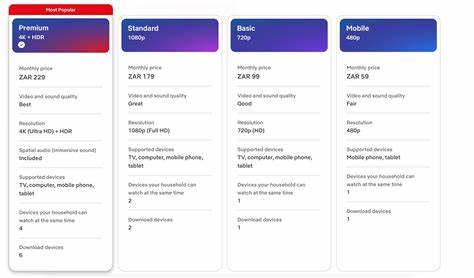 探讨南非Netflix的运行机制及其多样化的订阅套餐,深入了解不同计划的价格、功能和适用设备,帮助用户选择最合适的流媒体服务体验。
