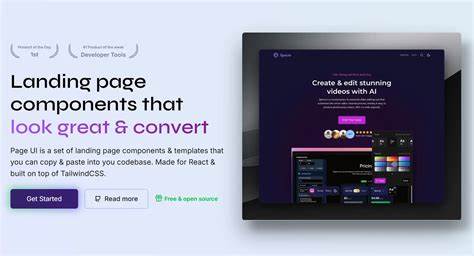 随着互联网行业的飞速发展,快速搭建高质量的落地页成为各类产品推广和营销的重要环节。LandingGo 作为一款专业的落地页组件库,致力于为开发者和设计师提供丰富的预制组件,助力打造高转化率的网页体验。本文深入解析 LandingGo 的功能特点及优势,帮助读者全面了解如何利用该组件库提升网站制作效率和效果。
