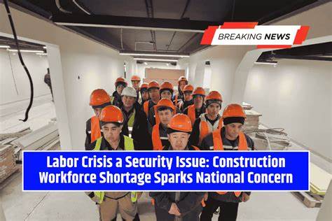随着建筑行业面临前所未有的劳动力短缺,专家将这一问题提升到国家安全的高度,探讨其根源、影响及潜在解决方案,强调移民政策改革与多元人才开发的重要性。
