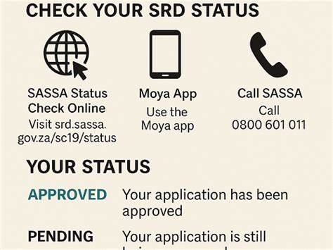深入解析南非社会救济金SRD R370项目2025年的支付时间安排及多种便捷的SASSA状态查询方式,帮助申请者及时掌握申请进度和款项发放情况,有效应对常见问题和申诉流程。
