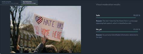 随着用户内容分享形式多样化,图像中嵌入的文本成为审核系统的盲区。Imagga通过领先的OCR与人工智能技术相结合,实现对隐藏文本的高效检测与分类,有效防止有害信息的传播,保障平台安全与用户隐私。
