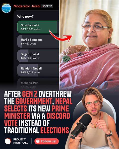 尼泊尔的年轻一代通过Discord这一数字平台选出了临时总理,这一事件不仅反映了Z世代积极参与政治的态度,也标志着传统政治模式向数字化民主转型的重要里程碑。年轻人借助科技工具表达诉求,推动国家政治改革,体现出数字时代公民参与的新形势。
