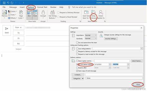详细介绍如何利用Outlook的延迟发送功能,帮助用户实现邮件的定时发送,提升工作效率与邮件管理能力。文章深入讲解具体操作步骤及注意事项,适合各类用户学习参考。
