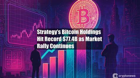 企业金库押注比特币:Strategy持仓市值攀升至774亿美元的深度解读
