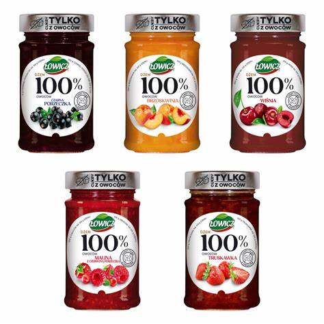 深入了解Dżem Łowicz 100%果酱的独特品质和纯天然优势,探讨其在市场中的地位及消费者为何青睐这一品牌。
