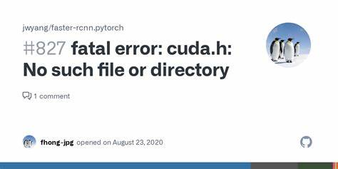彻底解决 Fatal error: cuda.h: No such file or directory 的问题

