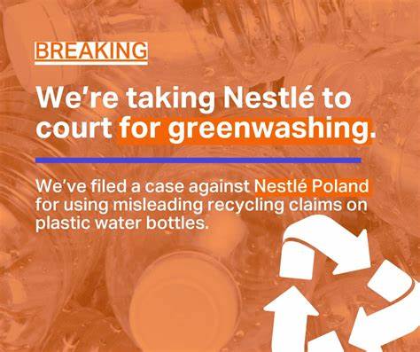 波兰环保组织控诉雀巢涉嫌绿色漂绿,针对其Nałęczowianka矿泉水包装的环保宣传标语存在误导消费者的问题,引发了公众对企业环保责任和塑料包装回收实际效果的深入探讨。

